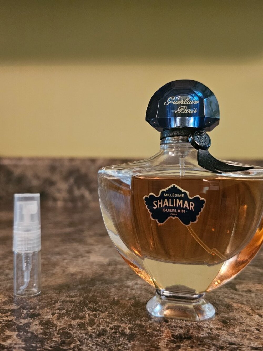 2 ML Sample SHALIMAR MILLESIME IRIS by Guerlain EDP Perfume Travel Spray